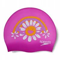 Шапочка для плав. дет. SPEEDO Boom Silicone Cap Jr, 8-0838615956, розовый, силикон