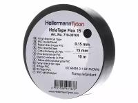 Скотч 10м 15мм черный Flex 15-BK15x10m – Hellermann Tyton – 710-00104 – 4031026401676