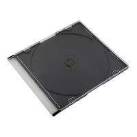 Бокс для CD/DVD дисков VS slim, черный, 1шт