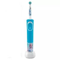 Электрическая зубная щетка ORAL-B Vitality Kids D100.413.2K Kids Frozen II голубая