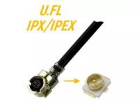 Коаксиальный кабель IPEX / IPX + Разъем UFL U.FL-R-SMT (1 Комплект)