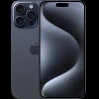 Apple Смартфон Apple iPhone 15 Pro 128GB Blue Titanium (Dual Sim) для других стран