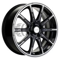 Колесный диск Khomen Wheels KHW1707 (Lada Vesta Cross) 6.50x17.00/4x100.00 D60.10 ET43.00 Black-FP