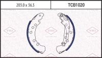 Колодки тормозные барабанные зад TMI TATSUMI TCB1020