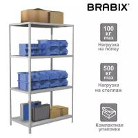 Стеллаж металлический Brabix MS KD-185/60-4 (S240BR146402) (1)