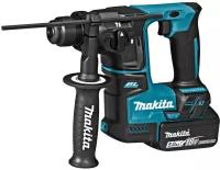 Перфоратор акк MAKITA DHR171RTJ SDS+, 18В, 2х5Ач, Li-ion, 2реж, 1.2Дж, 0-4800у\\м, подсветка