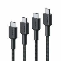 Набор кабелей Aukey USB-C to USB-C 60W (4 шт) 30cm / 1m / 2m / 3m Black