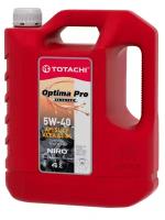 Моторное масло Totachi Optima PRO Synthetic 5W-40 синтетическое 4 л