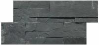 Каменная плитка настенная PHARAON Модерн сланец камень черная 35х18 см