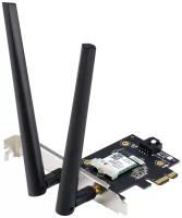 Wi-Fi адаптер Asus PCE-AXE5400 90IG07I0-ME0B10 PCI-Express 3.0 среда передачи данных Bluetooth,Wi-Fi 2400Mbps 2.4 GHz,5.0 GHz,6.0 GHz GHz 802.11a,802.11ac,802.11ax,802.11b,802.11g,802.11n