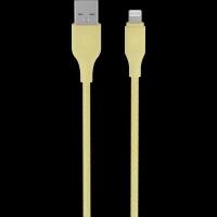 Gerffins Кабель Gerffins USB-A - Lightning, 1м, бежевый