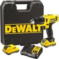 Дрель-шуруповерт DeWalt DCD710D2-QW 180Вт аккум. патронбыстрозажимной кейс в комплекте