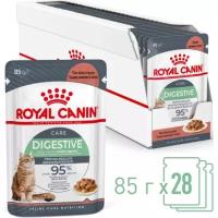 Корм влажный Royal Canin DIGEST SENSITIVE для взрослых кошек с чувствительным пищеварением 28 шт * 85 г