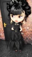 Кукла Блайз Кастом (Blythe custom) *Wednsday*