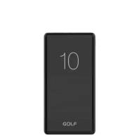 Портативный аккумулятор универсальный "GOLF" 10000 mAh (Powerbank, кабель Micro USB, черный)