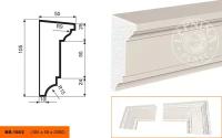 Фасадный Молдинг Lepninaplast МВ-105/2 В105хШ50хД2000 мм / Лепнинапласт