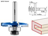 ЗУБР 50,8x6мм, хвостовик 8мм, фреза горизонтально-пазовая