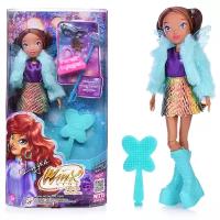 Шарнирная кукла Winx Club "Fashion" Лейла с крыльями и аксессуарами (6 шт.), 24 см