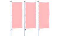 Розовый флаг расцвечивания 70х105 см