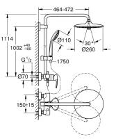 Душевой комплект Grohe Euphoria 27473002