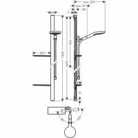 Душевой гарнитур Hansgrohe Raindance Select S 27646000