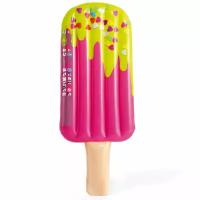 Плот надувной INTEX Sprinkle Popsicle Float" (Фруктовое морожение), 183x66x20см