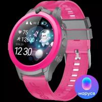Leef Часы-телефон Leef Vega с Марусей 4G, розовые