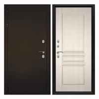 Входная дверь "Двери гранит терморазрыв" для загородного дома, металлическая, 980х2080, 12 мм, открывание вправо, тепло-шумоизоляция