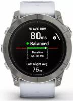 Умные часы Garmin Epix Pro (Gen 2) Sapphire 51mm, белый