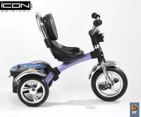 кол. велосипед Lexus trike original ICON 4 колеса EVA+маленькое сиденье, цвет silver-blue puma