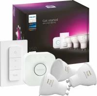 Комплект умных ламп Philips Hue White and Color Ambiance GU10 Starter Kit BT (929001953113)