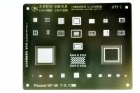 Трафарет BGA IC Mijing T-0,12mm iPh-1 для iPhone 6/6 Plus/A8