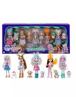 Набор Mattel Enchantimals Снежный день с друзьями, 15 см, GBX20