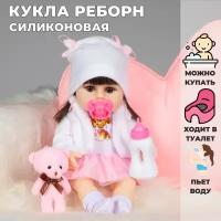 Кукла Реборн QA BABY девочка Полина силиконовая 38 см