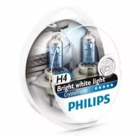 Лампа H4 (60/55W) PHILIPS Crystal Vision 4300K PHILIPS 12342 CV SM