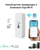 Умный датчик Tuya Wi - Fi для контроля температуры и влажности в помещении (Д)