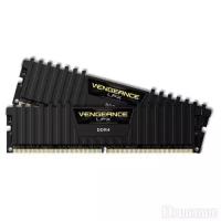 Оперативная память CORSAIR DDR4 32Gb (2x16Gb) 3600MHz pc-28800 Vengeance LPX Black CL18 (CMK32GX4M2D3600C18)