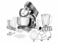 Планетарный кухонный комбайн Sencor Stand Mixer Metallic STM 6378BK 1000 Вт, серый