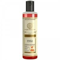 шампунь Мёд и Миндальное масло Кхади (Honey and Almond oil shampoo Khadi), 210 мл