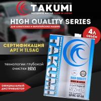 Моторное масло TAKUMI HIGH QUALITY 5W-30 SP GF-6A, 4L