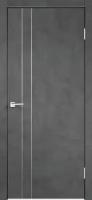 Межкомнатная дверь Невада глухая Бетон темный 80х200 cм