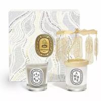 Набор свечей DIPTYQUE Праздничная карусель, Amber&Wood Fire, 140г