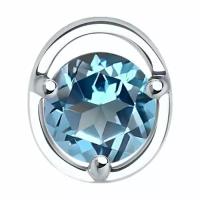 Подвеска из белого золота DIAMANT-ONLINE 302717 с топазом, Белое золото 585°