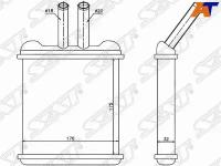 Радиатор отопителя для Дэу Нубира 2000-2003 год выпуска (Daewoo Nubira) SAT ST-CVL1-395-0