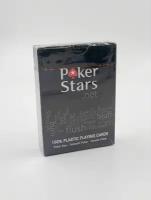 Карты Pokerstars 54 шт, рубашка черная, 100% пластик