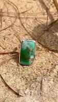 Кольцо с камнем Хризопраз «True Stones»