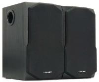 Акустическая система 2.0 CROWN CMS-508 (МДФ, 220V, 50W; управление Volume/Treble/Bass, кнопка включения, Длина кабеля между колонками 1м;Длина аудио-к