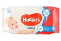 Набор из 3 штук Влажные салфетки Huggies Классик 56шт