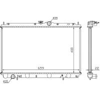 STELLOX 10-25096-SX (1025096_SX / DMX102090 / MB925637) радиатор системы охлаждения\ Mitsubishi (Мицубиси) Carisma (Каризма)