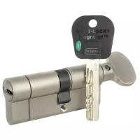 Цилиндр Mul-t-Lock Integrator B-S ключ-вертушка (размер 43х33 мм) - Никель, Флажок
